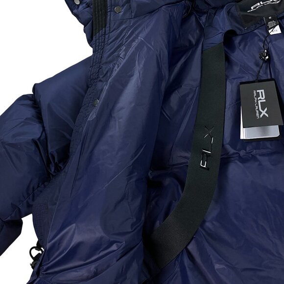 Ralph Lauren RLX Garston Hooded Down Puffer Ski Jacket Mens Size M Navy NWT - Picture 13 of 13